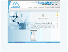 Tablet Screenshot of maksons.com